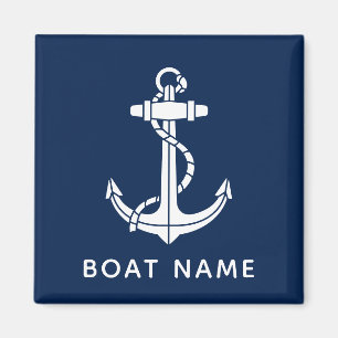 Aimant Nom du bateau Croisière personnalisée Ancrage