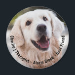 Aimant Nom du chien sentimental mignon Cheeky Photo Citat<br><div class="desc">Pawfect façon d'honorer votre meilleur ami en fureur - ajoutez votre propre photo et le nom de votre animal de compagnie. // Note : la photo utilisée est une image de réserve uniquement. Vous devrez remplacer par votre propre photo avant de commander/imprimer. Si vous avez besoin d'aide, veuillez me contacter....</div>