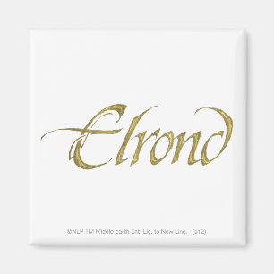 Aimant Nom ELROND™ Texté