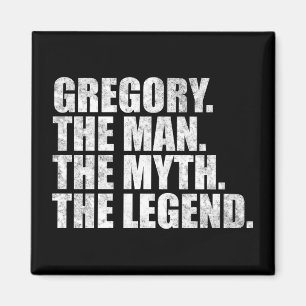 Aimant Nom Gregory, Gregory l'homme le mythe la légende