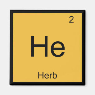 Aimant Nom Herbe Chimie Élément Tableau périodique