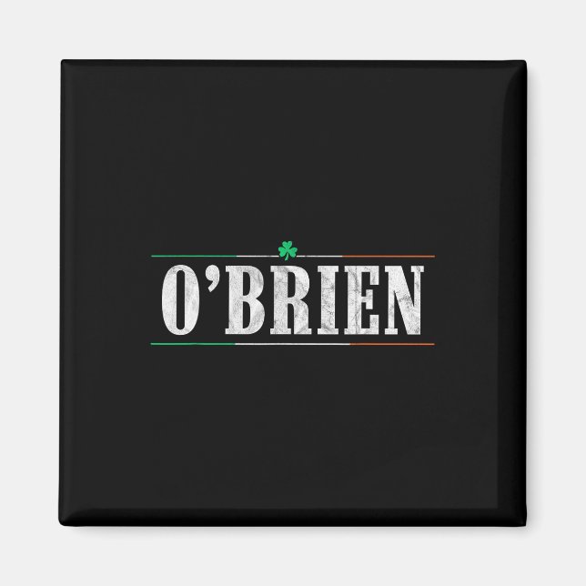 Aimant Nom irlandais O'brien - St Patricks Day Famille ap (Devant)