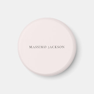 Aimant Nom Minimaliste Moderne Simple Couleur Pastel