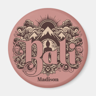 Aimant Nom personnalisé Bali