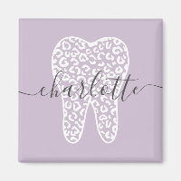 Nom personnalisé Dental Empreinte de léopard Doth