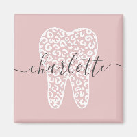 Nom personnalisé Dental Empreinte de léopard Doth 