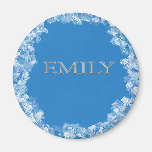 Aimant Nom personnalisé Emily (Devant)