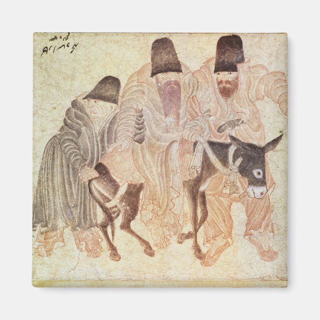 Aimant nomades mongols avec âne, XVe siècle (Devant)