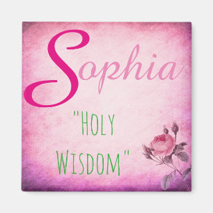 Aimant nommé de signification : Sophia, sagesse