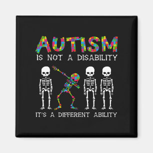 Aimant Non Handicap Capacité Différente Squelette Autisme