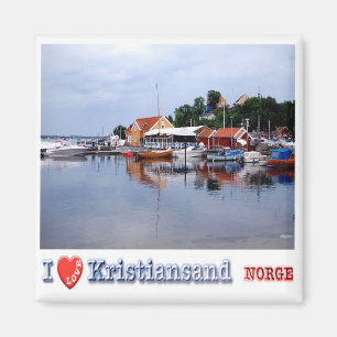 Aimant NON - Norvège - Kristiansand - I Love