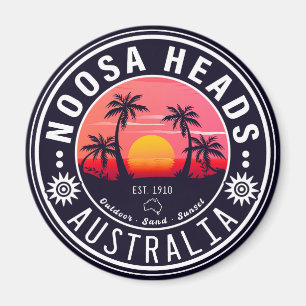 Aimant Noosa Chefs Australie Vintage Retro Souvenirs 80s