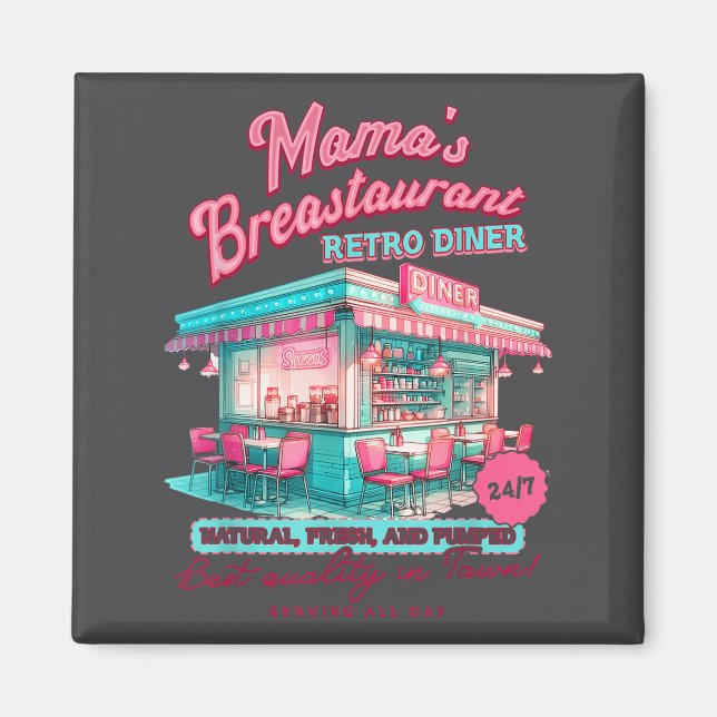 Aimant Normalize Breastfeeding Mom Breastfeed Mama's Brea (Devant)