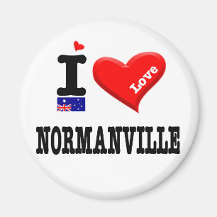Aimant NORMANVILLE - I Love