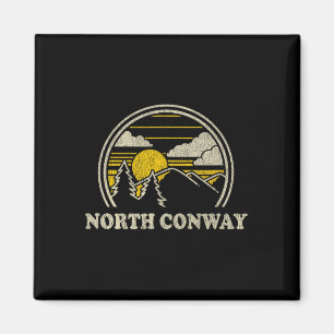Aimant North Conway New Hampshire Nh T Shirt Vintage Rand
