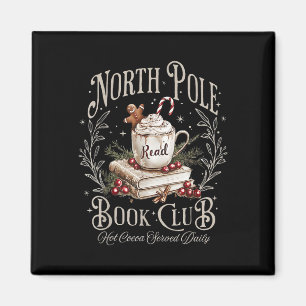 Aimant North Pôle Book Club Noël Livres de Noël