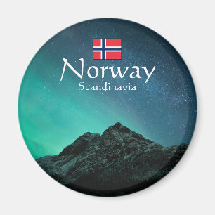 Aimant Northern Lights Norvège Souvenir