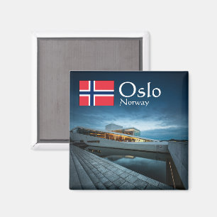 Aimant Norvège Oslo Souvenir