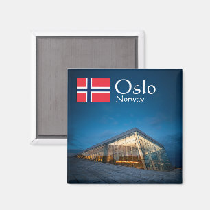Aimant Norvège Oslo Souvenir