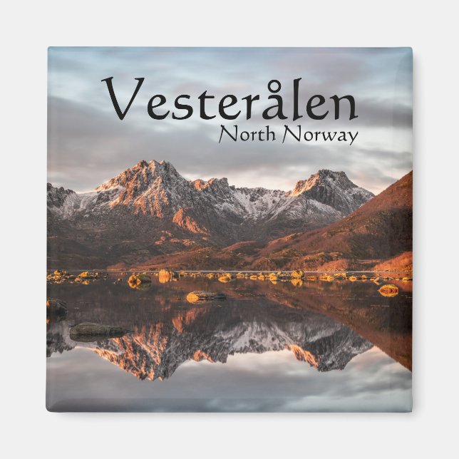 Aimant Norvège Vesteralen Souvenir (Devant)
