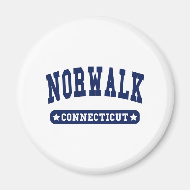 Aimant Norwalk Connecticut College Style tee - shirt (Devant)