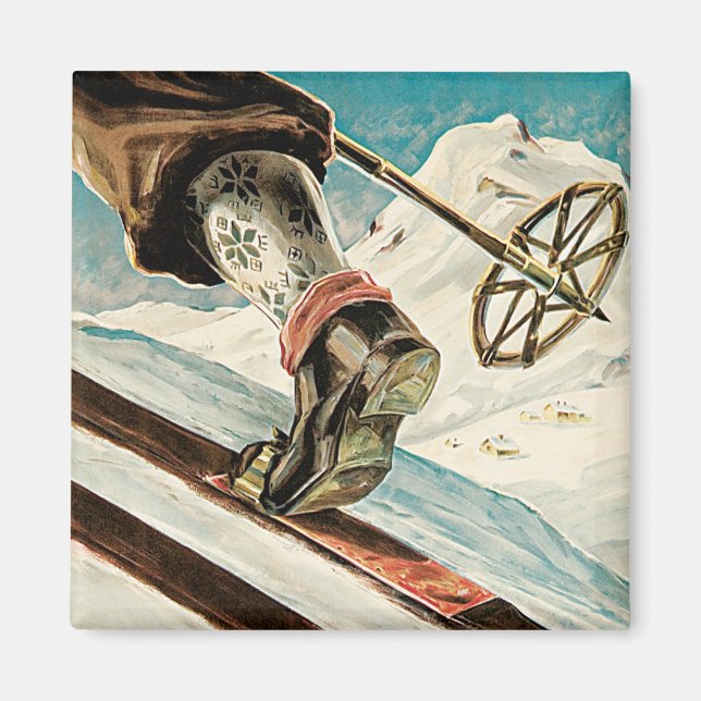 Aimant Norway ~ The Home of Skiing (Devant)