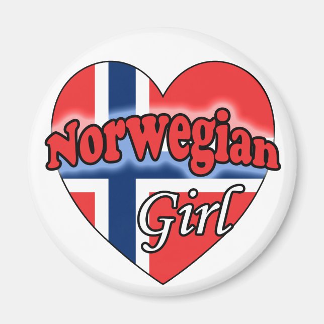 Aimant Norwegian Girl (Devant)