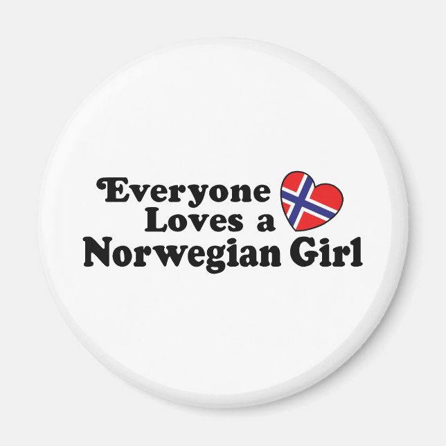Aimant Norwegian Girl (Devant)