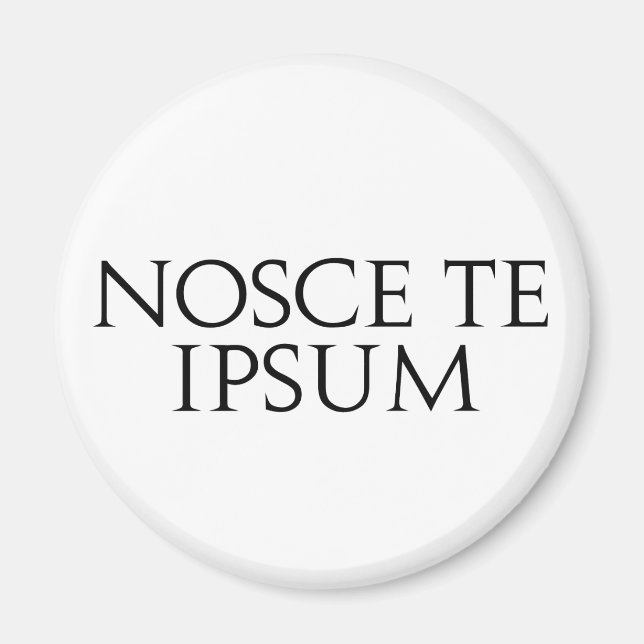 Aimant Nosce Te Ipsum (Devant)