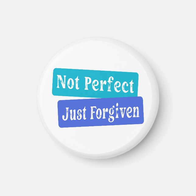 Aimant Not Perfect Just Forgiven Christian (Devant)