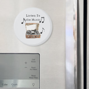 Aimant Notes de musique de tourne-disque