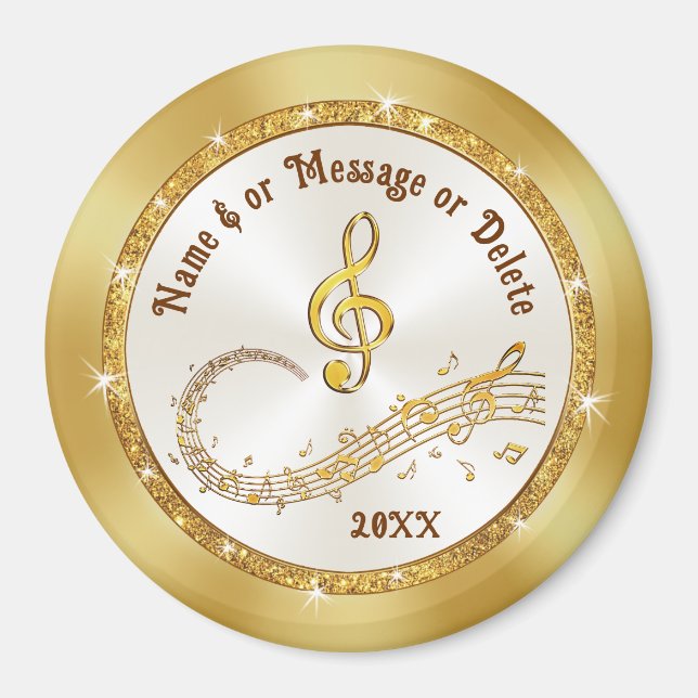 Aimant Notes de musique Magnets, Musique Thématique Faveu (Devant)