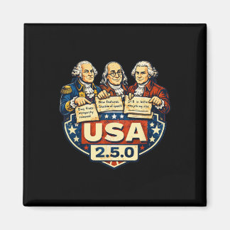 Aimant Notes de patch Usa 2.5.0 Pères fondateurs Drôle