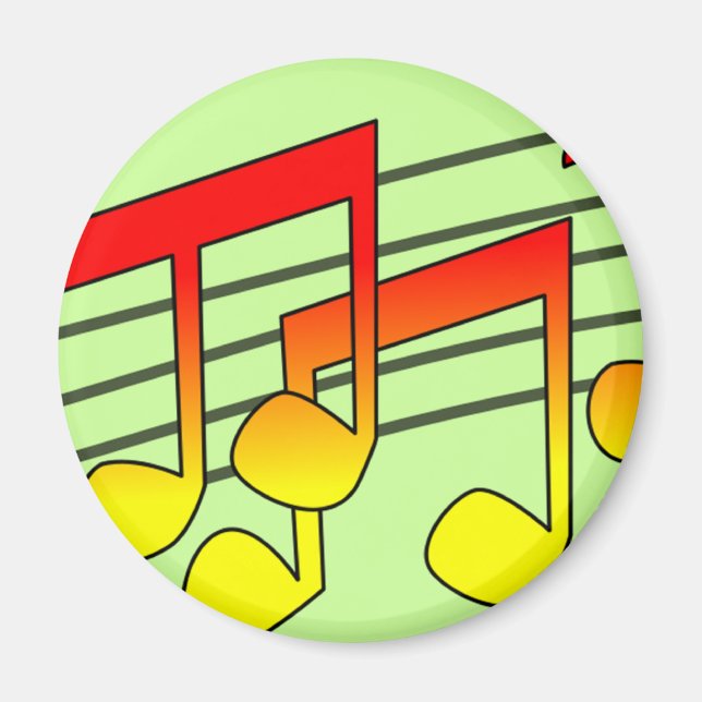 Aimant Notes musicales (Devant)