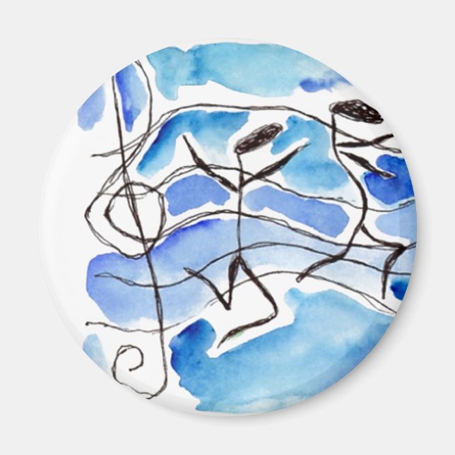 Aimant Notes musicales Come to Life La musique ajoute de  (Devant)