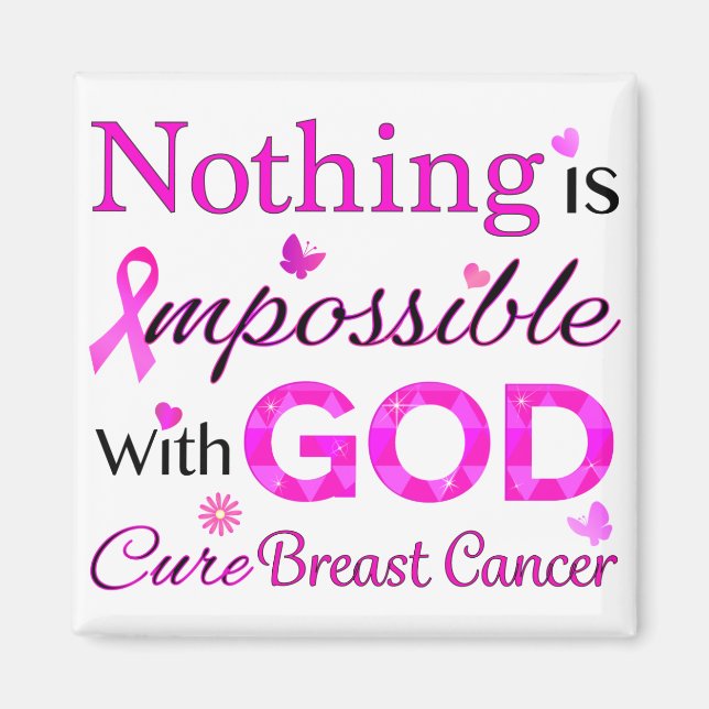 Aimant Nothing is Impossible With GOD (Devant)