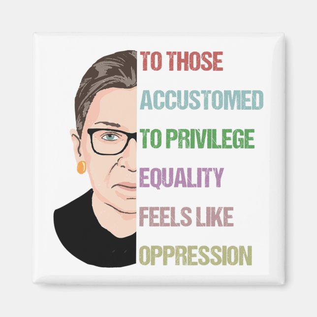 Aimant Notorious RBG Poster, Ruth Bader Ginsburg (Devant)