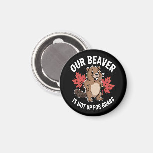 Aimant Notre castor n'est pas à saisir