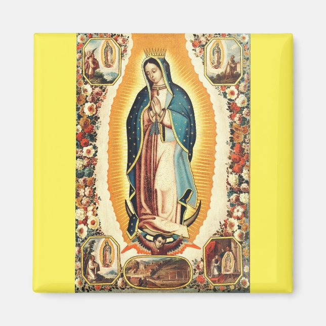 Aimant Notre-Dame de Guadalupe Radiant Art (Devant)