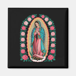 Aimant Notre Dame De Guadalupe Sant Marie Dos Imprimé Chr