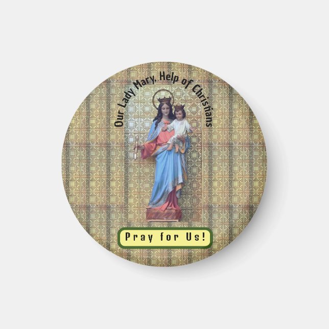 Aimant Notre-Dame Marie, Aide des chrétiens (Devant)