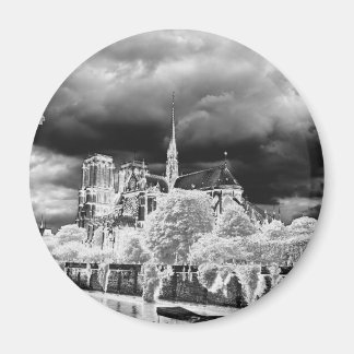 Aimant Notre Dame, Paris 4 b&w