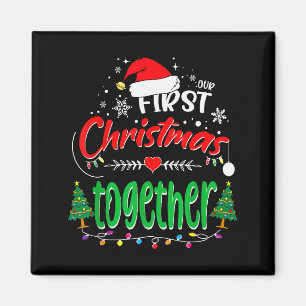Aimant Notre premier Noël ensemble 2021 1er Noël