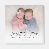 Notre premier script photo de Noël Twin Baby Names