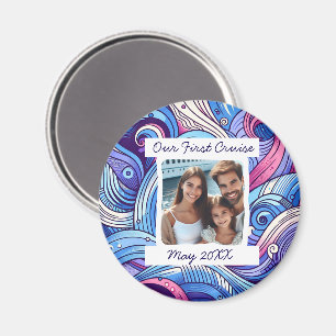 Aimant Notre premier souvenir de vacances en famille de c