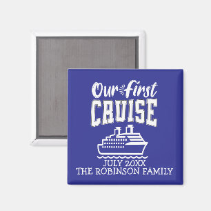 Aimant Notre premier voyage de vacances en croisière fami