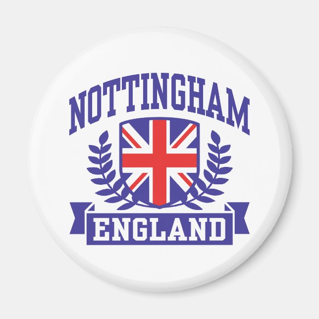 Aimant Nottingham Angleterre (Devant)