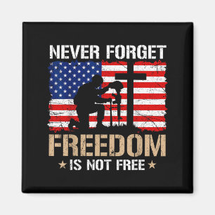 Aimant N'oubliez jamais que la liberté n'est pas le drape