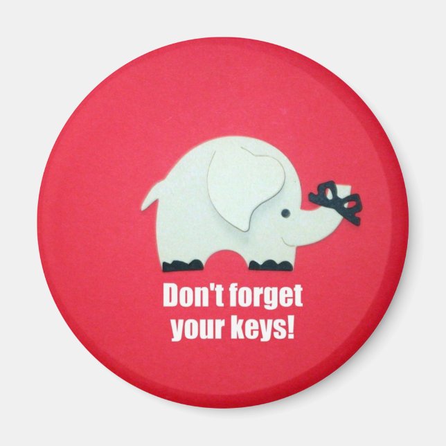 Aimant N'oubliez pas vos clés ! (Devant)