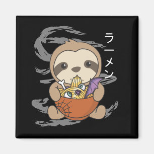 Aimant nouilles japonais nouilles Halloween Sloth Ramen M